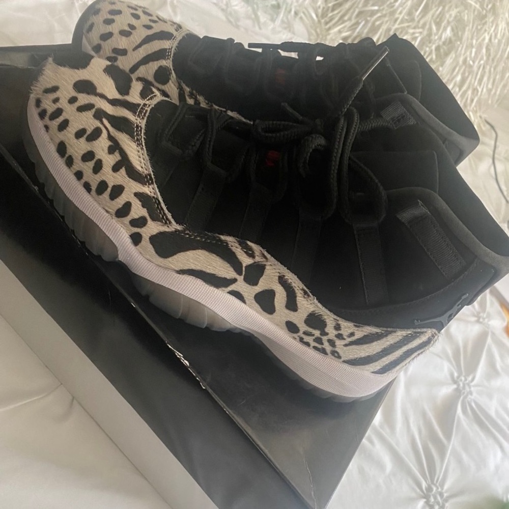 Jordan 11s cow print